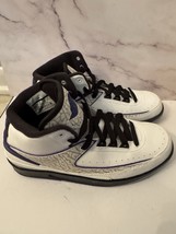 Air Jordan White And Purple 6.5  - $79.20