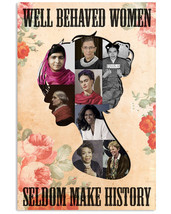 Ruth Bader Ginsburg Frida Kahlo Well Behaved Women Seldom Make History 1 - £12.48 GBP