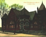First Presbyterian Church Lisbon Ohio OH 1910s DB Postcard - £2.65 GBP