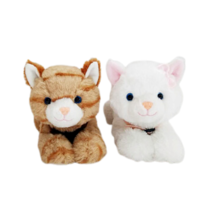 Infloatables Adopt a Snuggle Pal Cat Stuffed Animals 2 Baby Cat Plushies Cuddly - £15.43 GBP