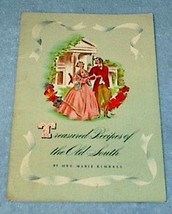Treasured Recipes of the Old South Marie Kimball Cookbook 1941 - £4.74 GBP