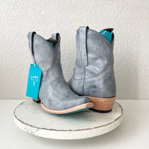 Lane EMMA JANE Womens Cowboy Bootie 9 Blue Leather Western Cowgirl Ankle... - $138.60
