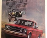 Ford Courier Truck Vintage Print Ad pa6 - $7.91