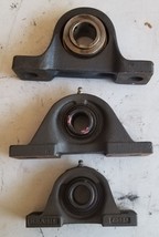 Lot of Three(3) Pillow Block Bearings Link Belt PH3U219H Sealmaster NP15... - $117.16