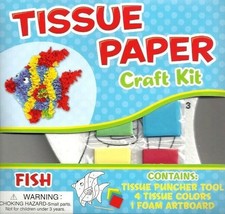 Crinkle Tissue Paper Craft Kit - Fish - £2.19 GBP