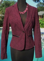 Cache Textured Lined Suit Jacket Top New 0/2/6/8/10/12 XS/S/M/L Stretch ... - $75.20