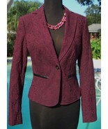 Cache Textured Lined Suit Jacket Top New 0/2/6/8/10/12 XS/S/M/L Stretch ... - £59.59 GBP
