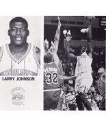 LARRY JOHNSON Signed Photograph - £35.93 GBP