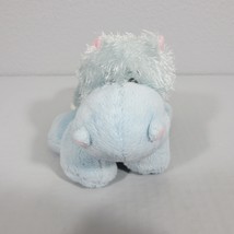 Ganz Lil&#39;Kinz Hippo Plush HS009 NO CODE Stuffed Animal Toy Blue Webkinz  - £7.02 GBP