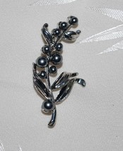 Black Pearl Brooch - £6.27 GBP