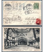 1910 GERMAN Postcard - Madgeburg to St. Louis, Missouri USA, Postage Due B4 - £2.32 GBP
