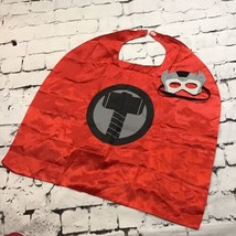 Marvel Thor Childs Sz S Halloween Costume Cape With Mask Comic Hero Dres... - $11.88