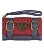 DC Comics Wonder Woman Front Flap Satchel Clutch Wallet with Wrist Strap - €21,45 EUR
