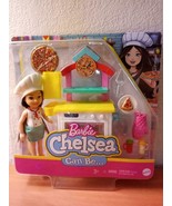 Barbie Chelsea Can Be Brunette Doll &amp; Pizza Chef Playset NIB - $30.44 CAD