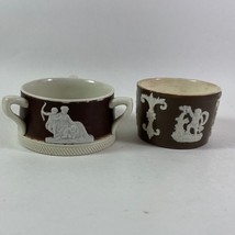 Antique Wedgwood Extremely Rare brown unmarked salt sellers - £38.57 GBP