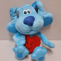 Blues Clues And You Red Heart Plush 2020 Nickelodeon Blue Dog 14 Inch - £8.11 GBP