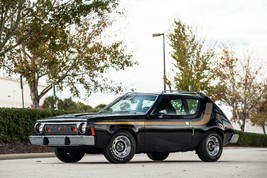 1976 AMC Gremlin black gold stripe | 24x36 inch POSTER - £16.43 GBP