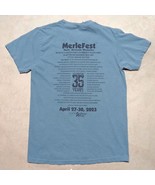 Merlefest 2023 Wilkesboro NC Music Festival Double Sided T-Shirt - Size ... - $379.83 MXN