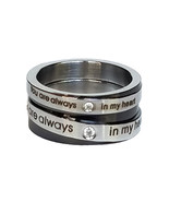 Lord of the Rings, His and Her Ring, Promise Ring, Engagement Ring, Wedd... - $185.45 MXN