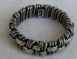 Handmade silver ring