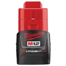 Milwaukee M12 Redlithium 2.0Ah Compact Battery Pack - £95.60 GBP
