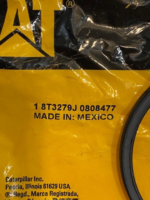 Caterpillar CAT Rubber Seal 1-8T3279J-0808477 | 5T-3279 Item image 2
