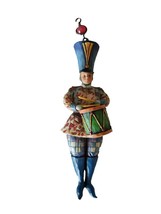 Jim Shore 12 Days Christmas 10 Drummers Drumming Christmas Ornament 5.5&quot; - £22.39 GBP