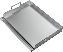 Cooking Griddle Flat Plate for BBQ Charcoal/Gas Grills for Camping easy ... - £84.53 GBP