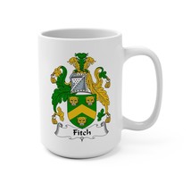 Fitch Family Coat of Arms Coffee Mug (15oz, White) - $19.94