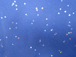 Sequin Sparkle Blue Gift Wrap Tissue Paper 10 Sheets 20&quot; X 20&quot; Each Sheet Usa - £6.22 GBP