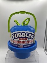BLUE Fubbles No Spill Bubble BUCKET Party Favor TOY 3 Wands Tip Upside D... - €9,87 EUR