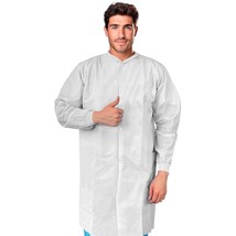 Disposable Lab Coats for Adults 3X-Large. White Disposable Lab Coat 30 P... - $135.37