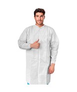 AMZ Medical Supply White Disposable Lab Coat Women and Men Medium, Pack ... - $135.37