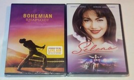 Bohemian Rhapsody &amp; Selena [New DVD] Factory Sealed  - £8.50 GBP