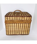 Rattan Square Wicker Picnic Basket Woven Wood Storage Box 13” X 11” X 11” - $553.92 MXN