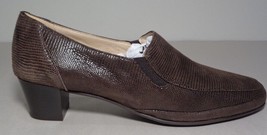 Amalfi by Rangoni Size 7 Narrow LUCKY Dark Brown Leather Heels New Women&#39;s Shoes - £158.45 GBP