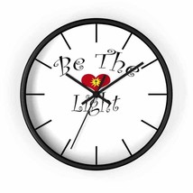 Wall Clock &quot;Be the Light&quot; - £27.05 GBP