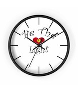 Wall Clock &quot;Be the Light&quot; - $34.99