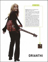 Orianthi with her PRS Custom 24 guitar 2004 first pin-up article print - £3.31 GBP