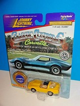 Johnny Lightning Classic Customs 1982 Corvette T-Top Yellow w/ Rubber Tires - £6.20 GBP