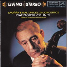 Dvorak &amp; Walton Cello Concertos RCA Victor Living Stereo CD - G. Piatigorsky - £13.83 GBP