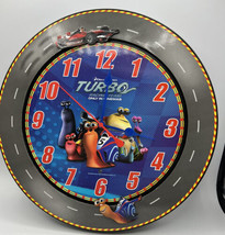 Clock DreamWorks Turbo Racing Team Wall Clock 2013 Inc. Instructions  Boxed - £47.64 GBP