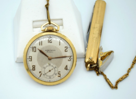 1930&#39;s Waltham 14k Gold Filled 21 Jewel Pocket Watch Working 201801954 - £269.77 GBP