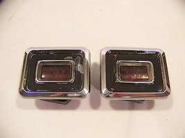 1968 CHRYSLER IMPERIAL REAR MARKER LIGHTS RED PAIR LEBARON CROWN COUPE  - $71.99
