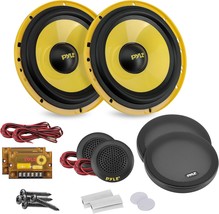 Pyle 2 Way Custom Component Speaker System - 6.5” 400 Watt, With, Plg6C,... - $59.98