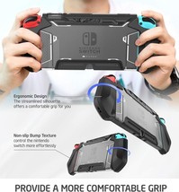 For Nintendo Switch Tpu Grip Protective Cover Case Ergonomic Design Comfort Grip - £30.25 GBP