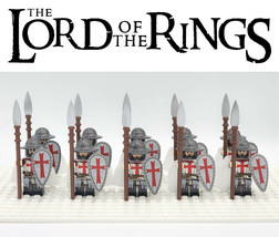 Medieval The Knights Templar Spearmen the Crusader Army Set 10 Minifigures Lot - £13.94 GBP