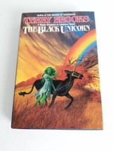 Terry Brooks The Black Unicorn Hard Cover DJ 1987 First Edition 1st Printing - £40.37 GBP