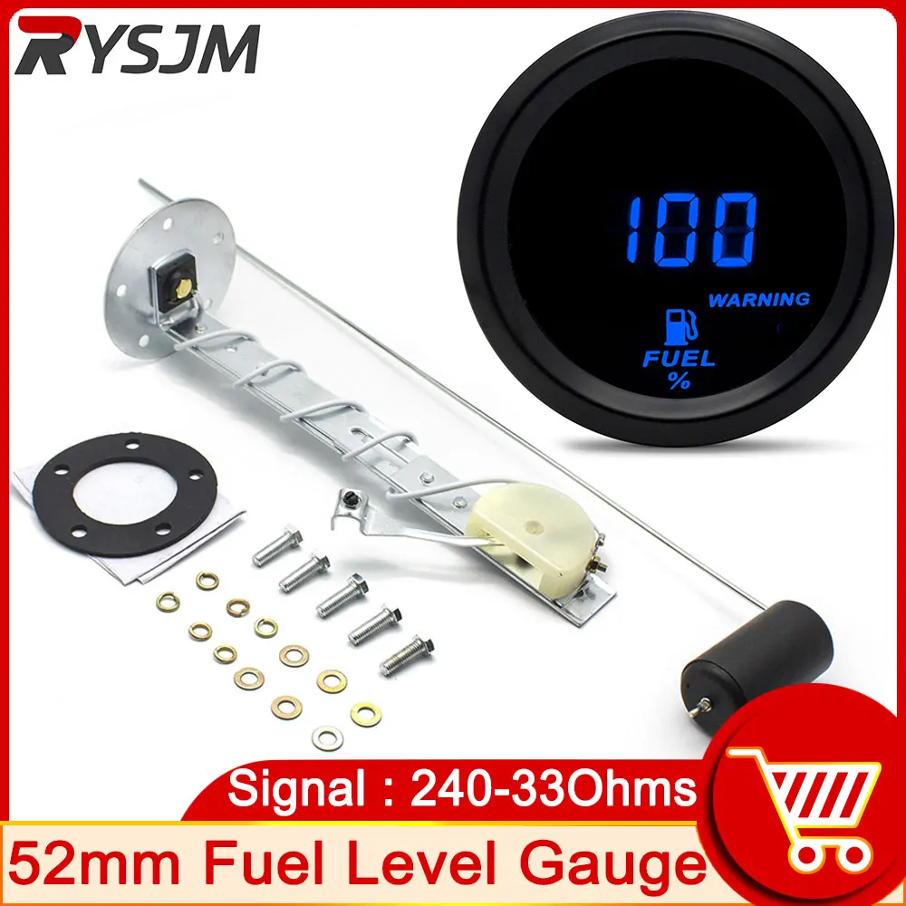 HD 2inch 52mm Car Fuel Level Gauge 240-33Ohms Fuel Float Sensor Fuel Sending - £17.92 GBP+