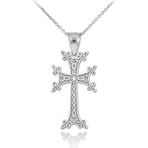 Sterling Silver Armenian Cross Pendant Necklace - $19.99+
